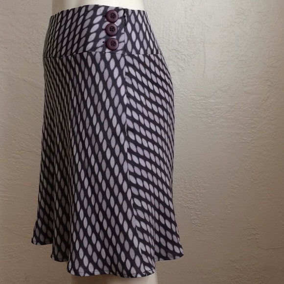 Loft Skirts Soft Draping Flared Hem Lined Midi Skirt Poshmark